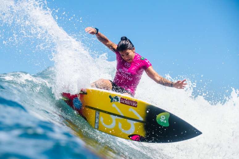 Silvana Lima está nas quartas de final do surfe nos Jogos Olímpicos (Foto: WSL)