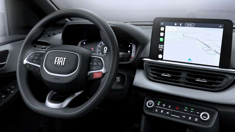 Interior do Fiat Pulse.