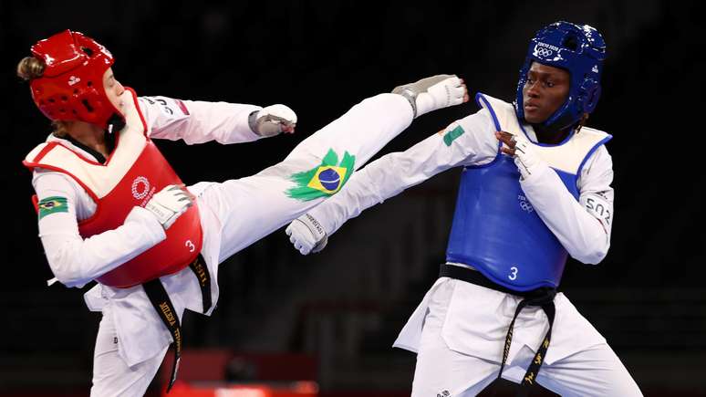 Milena Titoneli perdeu para Ruth Gbagbi, da Costa do Marfim, na disputa do bronze na manhã desta segunda-feira Murad Sezer/Reuters