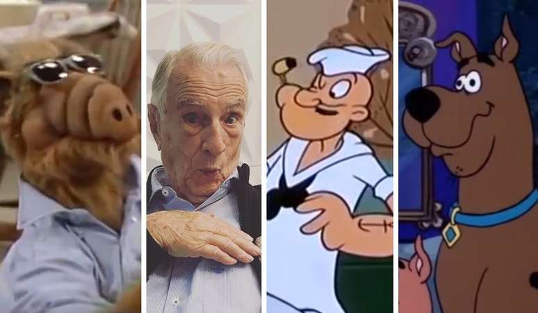 O dublador Orlando Drummond. Relembre a seguir diversos personagens dublados por ele ao longo de sua carreira, como Alf, o 'Eteimoso', o marinheiro Popeye e Scooby-Doo.