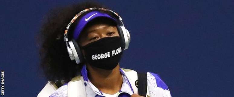 Osaka usou máscaras no US Open denunciando o racismo nos EUA