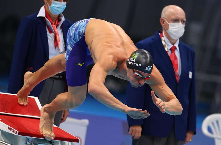 Brasil termina o revezamento 4x200m livre masculino na oitava posição