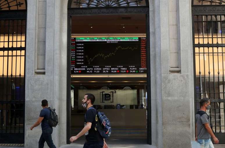 Bolsa de valores de São Paulo 
09/03/2021
REUTERS/Amanda Perobelli 