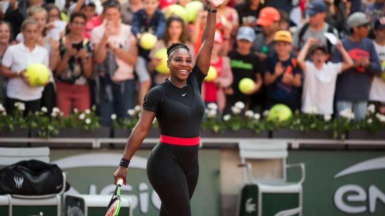 Serena Williams usou macacão por razões médicas