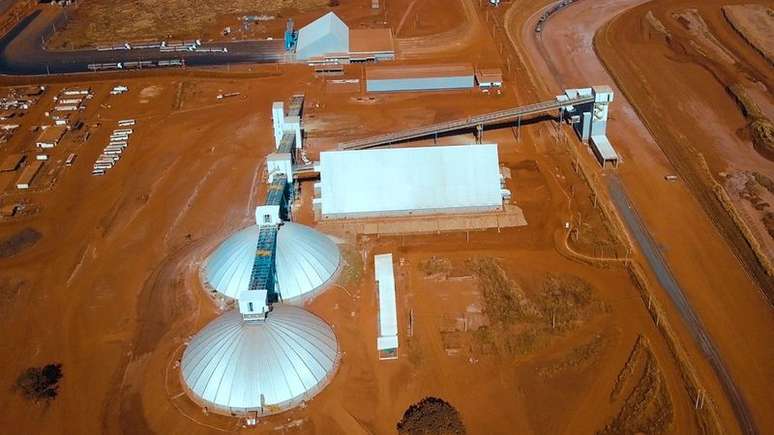 Terminal da Rumo em Rio Verde (GO). Divulgação via REUTERS.