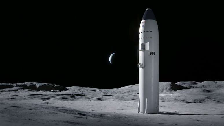 Proposta vencedora da SpaceX usará versão adaptada de seu foguete para levar astronautas à Lua