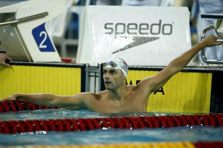 Leo de Deus se garante na final dos 200m borboleta (LUIS ROBAYO / AFP)