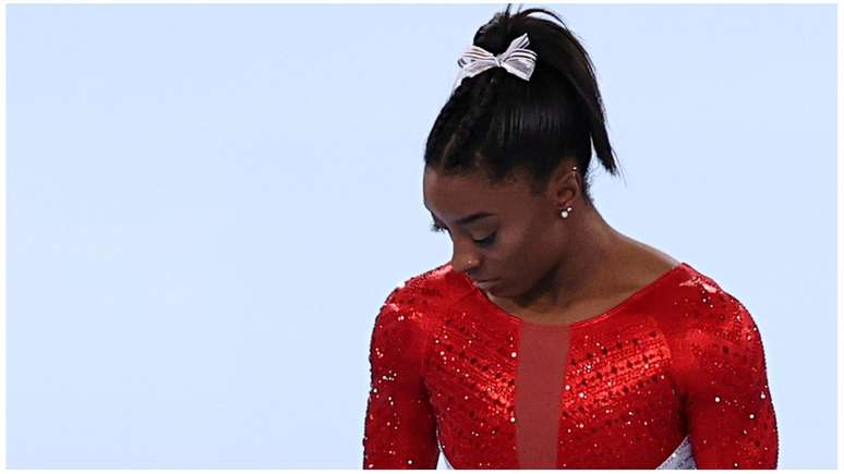 Simone Biles deixou a final da ginástica feminina por equipes