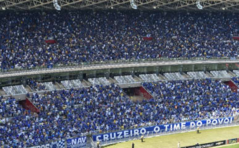 O retorno da China Azul aos estádios ainda pode demorar porque o Cruzeiro ainda tem uma punição a cumprir por incidentes de 2019-(Divulgação/Cruzeiro)