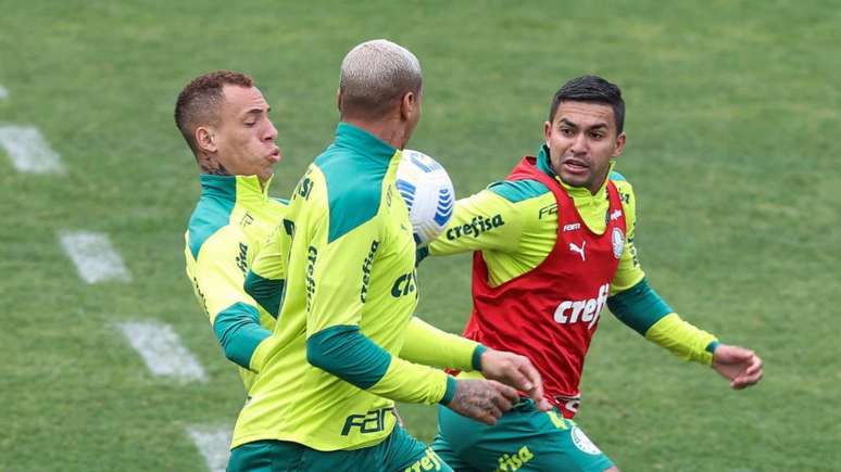 O Palmeiras encerrou a preparação para o duelo contra o Atlético-GO pelo Brasileirão (Foto: Cesar Greco/Palmeiras)