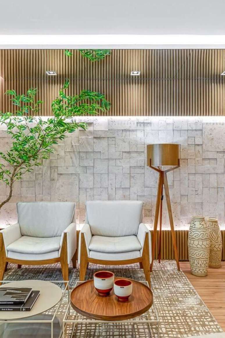 1. Móveis modernos para sala de espera – Foto Revista VD