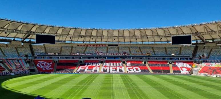 Maracanã não recebe público em jogo do Flamengo desde 2020 (Foto: Divulgação/Flamengo)