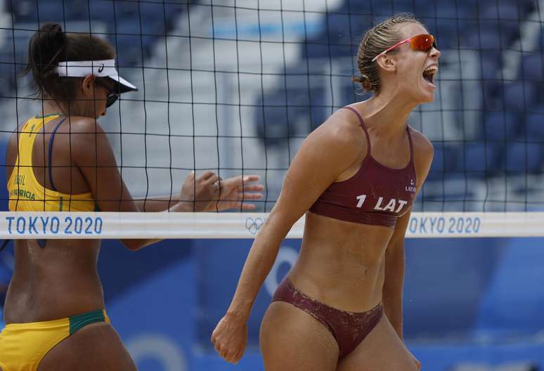 Ana Patricia e Rebecca perdem para dupla da Letônia