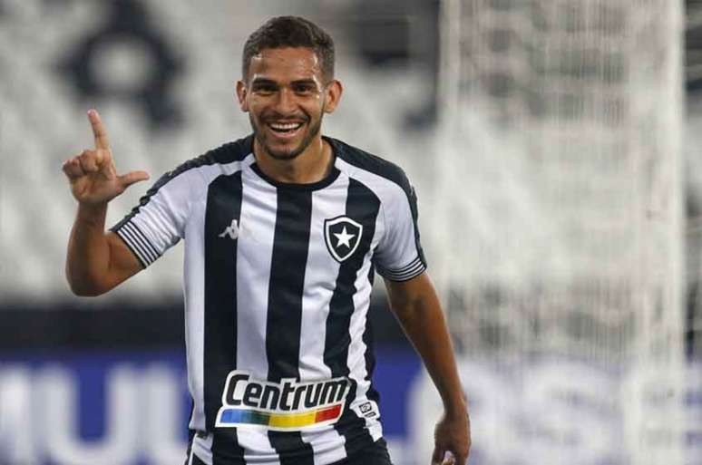 Marco Antônio fez o primeiro gol do Botafogo contra o CSA (Foto: Vítor Silva / Botafogo)