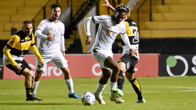 Abel entrou no segundo tempo e marcou o único gol do Fluminense (Foto: Mailson Santana/Fluminense FC)