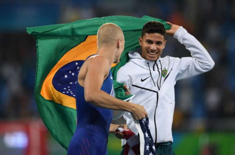 Sam Kendricks foi bronze nos Jogos Olímpicos Rio 2016 (Foto: Johannes EISELE / AFP)