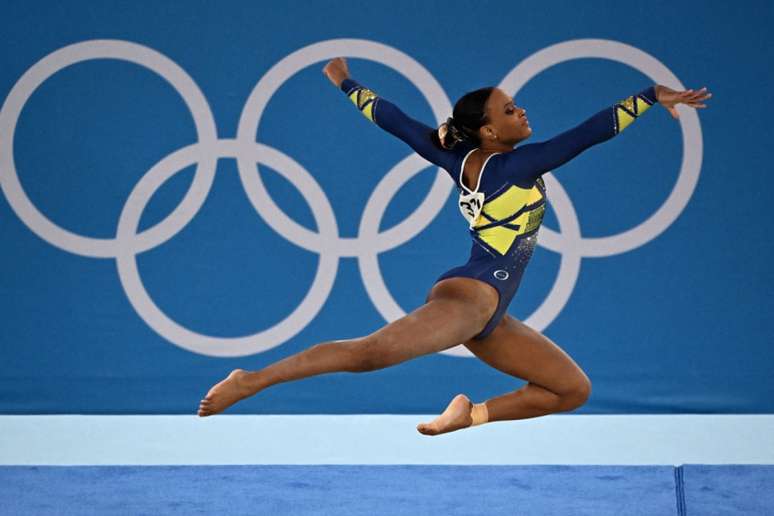 Receba Andrade é medalhista de prata (Foto: LIONEL BONAVENTURE / AFP)