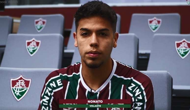 Nonato foi anunciado pelo Fluminense na manhã desta sexta-feira por empréstimo (Foto: Reprodução/FluTV)