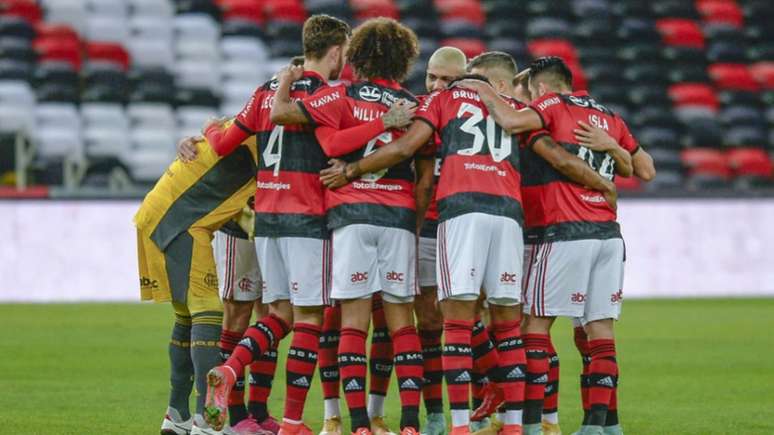 O Flamengo goleou o ABC por 6 a 0 (Foto: Marcelo Cortes / Flamengo)