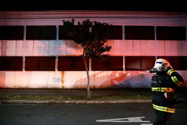 Incêndio na Cinemateca Brasileira, em São Paulo
29/07/2021 REUTERS/Carla Carniel