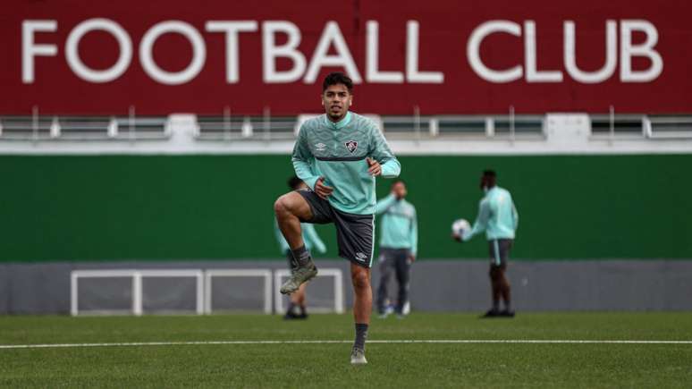 Nonato já treinou ao lado dos companheiros no CT do Fluminense (Foto: Lucas Merçon/FFC)