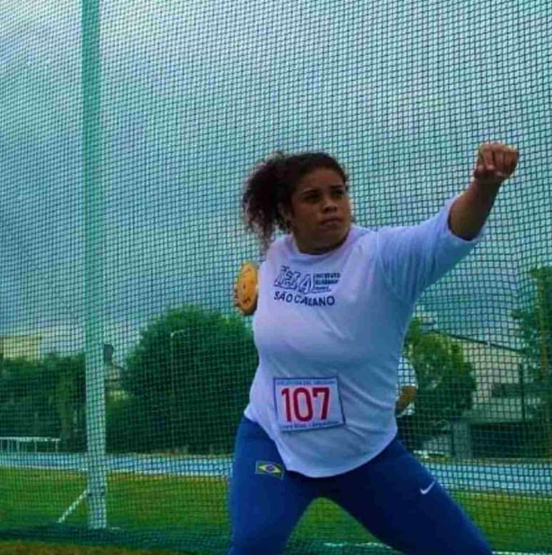 Izabela Rodrigues tem melhor resultado do Brasil no lançamento de disco nas Olimpíadas (Foto: Time Brasil / COB)