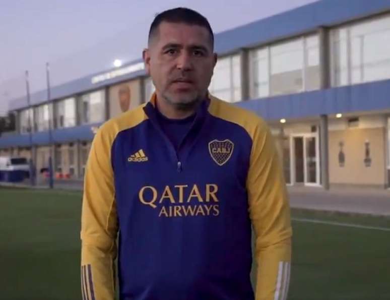 Riquelme deu fortes declarações contra o Brasil (Reprodução: vídeo Twitter Boca Juniors)