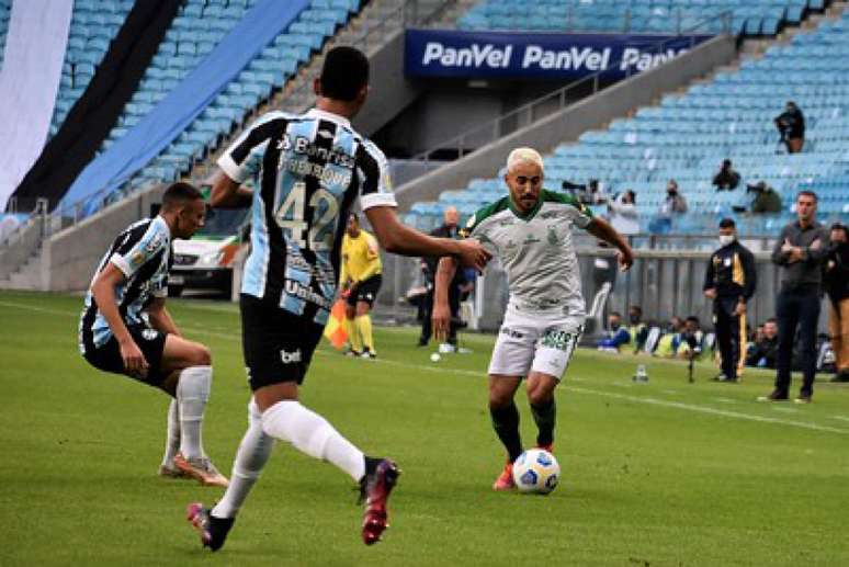 O Coelho vem de um empate com o Grêmio em Porto Alegre e tenta sair do Z4-(Estevão Germano/América-MG)