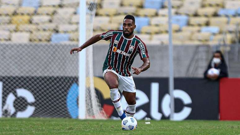 Luccas Claro, durante a vitória do Fluminense sobre o Criciúma (Foto: Lucas Merçon/Fluminense FC)