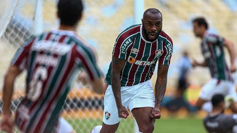 Manoel abriu o placar para o Fluminense nas oitavas da Copa do Brasil (Foto: Lucas Merçon/Fluminense FC)