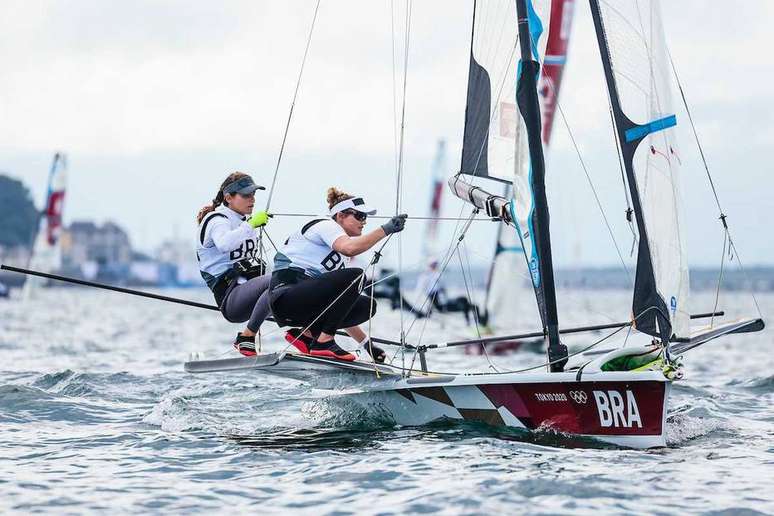 Martine Grael e Kahena Kunze têm grandes chances de medalha em Tóquio.