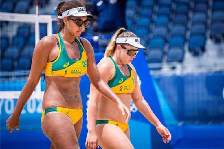 Ana Patrícia e Rebecca devem avançar às oitavas de final nos Jogos Olímpicos de Tóquio (Foto: FIVB)