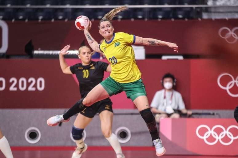 Brasil foi derrotado no handebol feminino neste sábado nos Jogos Olímpicos de Tóquio Gaspar Nóbrega COB