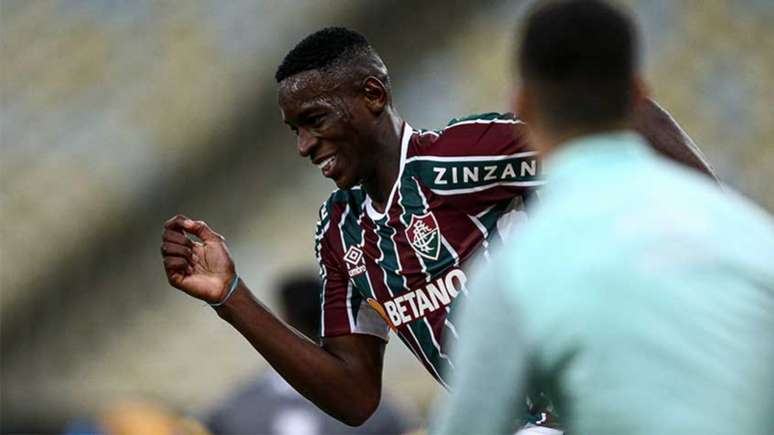 Luiz Henrique marcou o terceiro gol do Fluminense contra o Criciúma (Foto: Lucas Merçon / Fluminense FC)