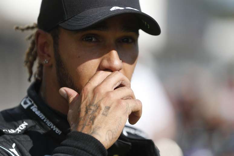 Lewis Hamilton celebra a pole número 101 da carreira na Hungria 