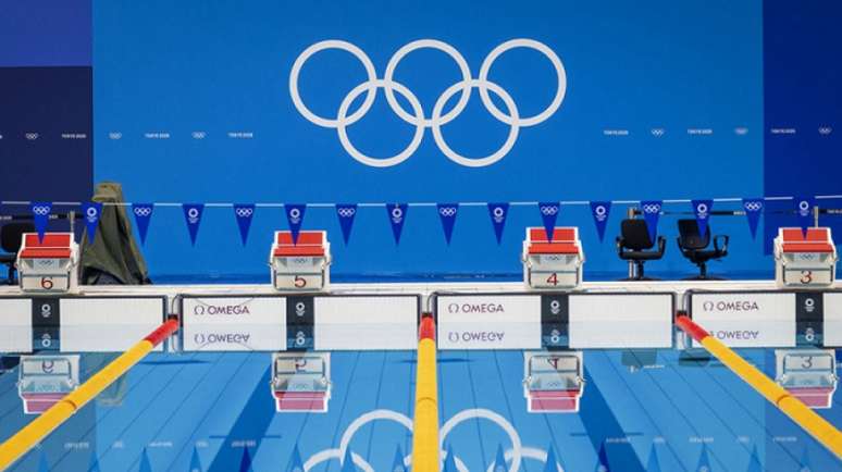 Austrália e Estados Unidos vencem o revezamento 4x100m medley feminino e masculino, respectivamente (Foto: AFP)