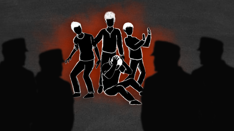 Os 'quatro Spartacus' foram espancados at&eacute; a morte pela multid&atilde;o em f&uacute;ria