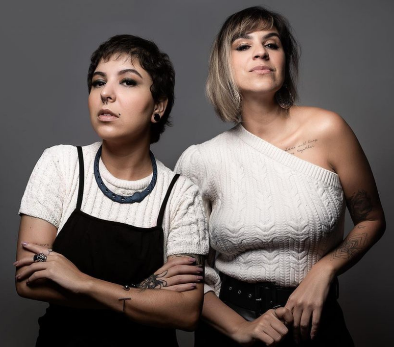 Mariana (à esquerda) e Michelle Moll (à direita)/ Divulgação