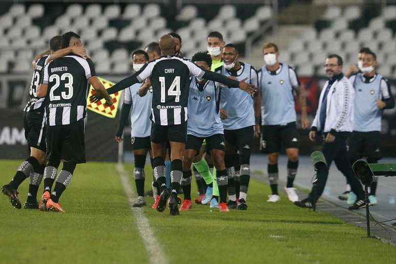 Chay comemora gol (Foto: Vítor Silva/Botafogo)