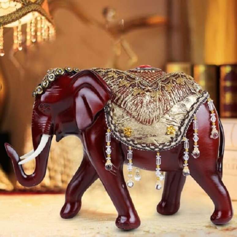 13. O elefante indiano decoração traz muita prosperidade ao lar. Fonte: Pinterest