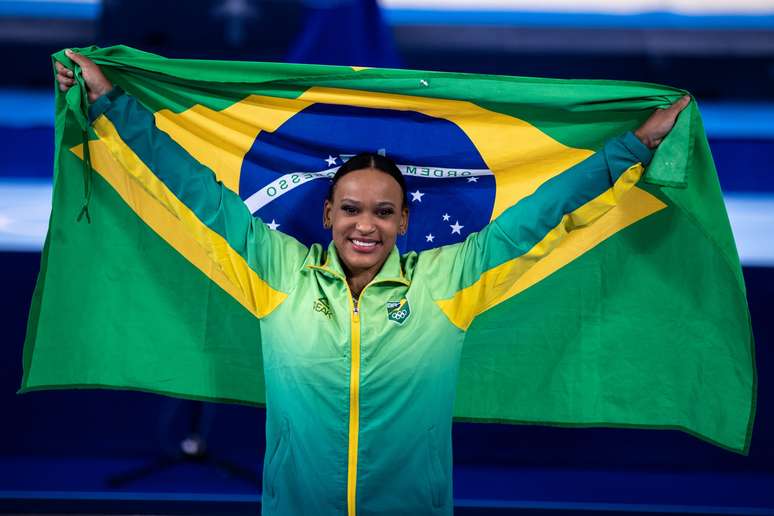 Rebeca Andrade será a porta-bandeira do Brasil no encerramento dos Jogos Olímpicos de Tóquio