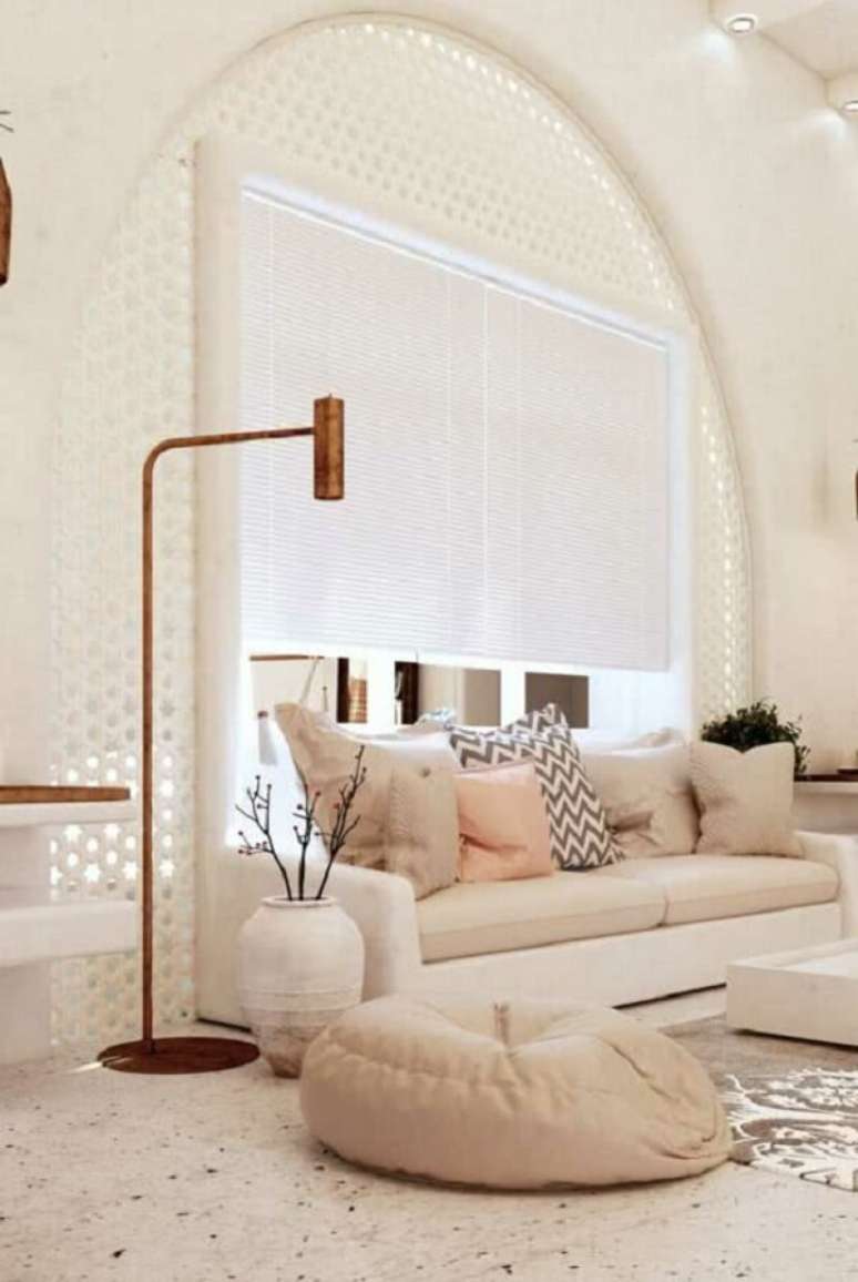 40. Decoração indiana para quem se identifica com um ambiente mais clean. Fonte: Pinterest