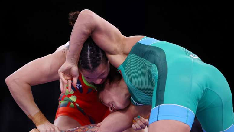 Brasileira Lais Nunes foi derrotada por Taybe Yusein, da Bulgária, nesta terça-feira, em Tóquio Leah Millis/Reuters