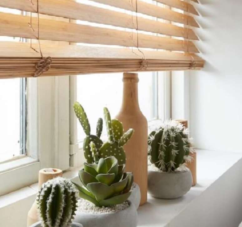 15. A persiana de madeira combina com diferentes estilos de decoração. Fonte: Pinterest