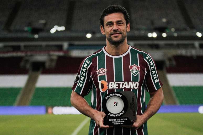 Fred foi eleito o melhor em campo na vitória do Fluminense na Libertadores (Foto: Lucas Merçon/Fluminense FC)