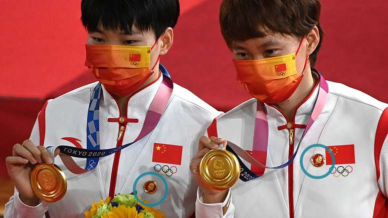 A dupla chinesa venceu a Alemanha e a Rússia na disputa pelo ouro olímpico