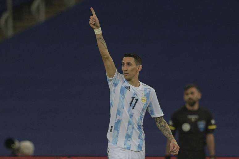 Di Maria postou foto no Instagram (Foto: CARL DE SOUZA / AFP)