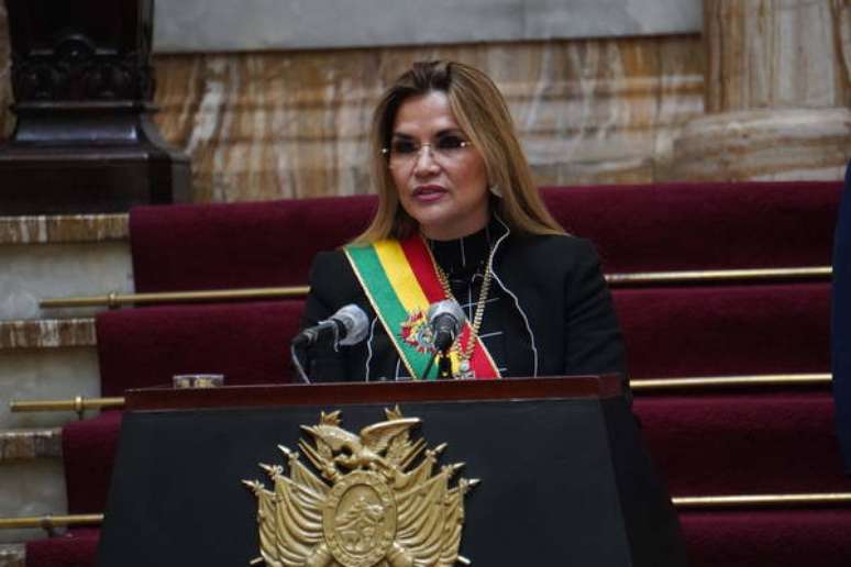 Jeanine Áñez foi presidente interina após a renúncia de Evo Morales