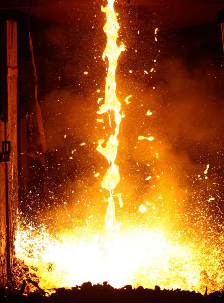 Vista de usina operada pela Gerdau. 30/7/2013. REUTERS/David McNew  