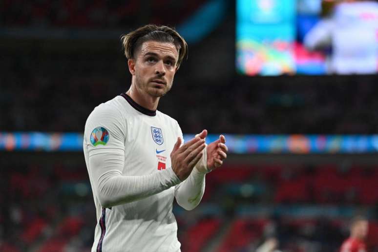 Jack Grealish está próximo de se tornar jogador do Manchester City (Foto: JUSTIN TALLIS / POOL / AFP)